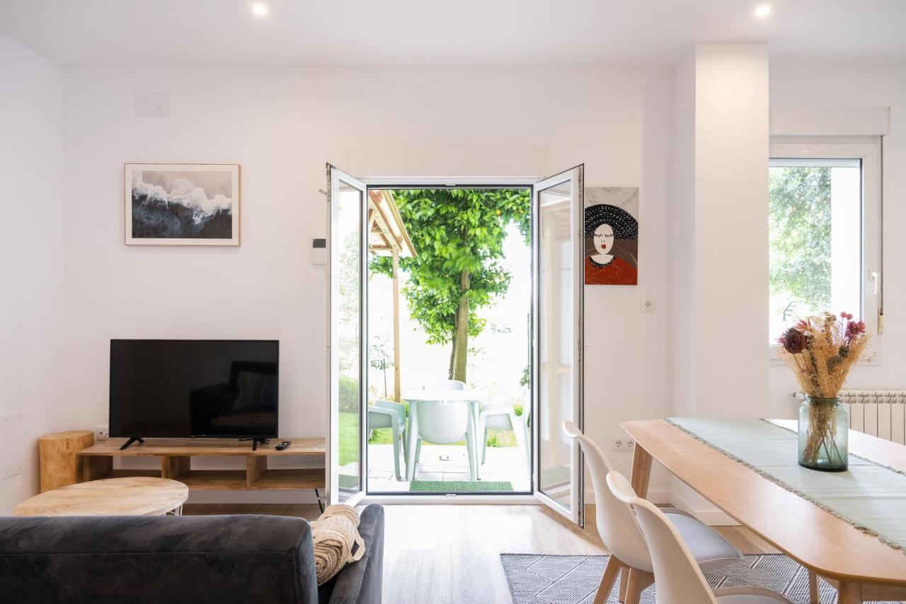 Apartamento Con Jardin En El Oviedo Antiguo Exteriör bild