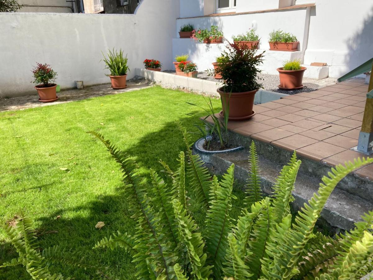Apartamento Con Jardin En El Oviedo Antiguo Exteriör bild
